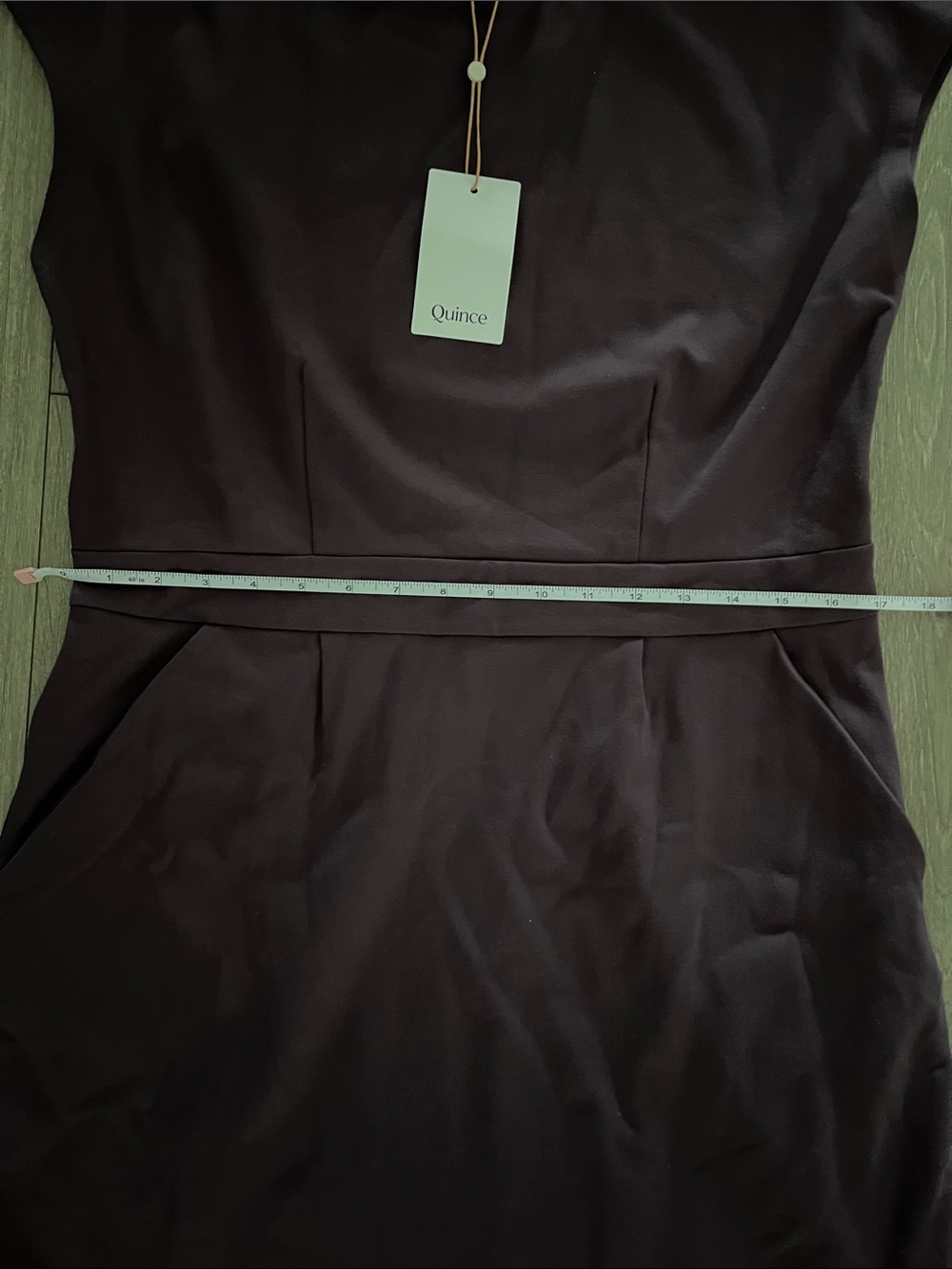 NWT Quince Ponte Cap-Sleeve Dress in Dark Orchid Purple Size Large - Picture 14 of 16